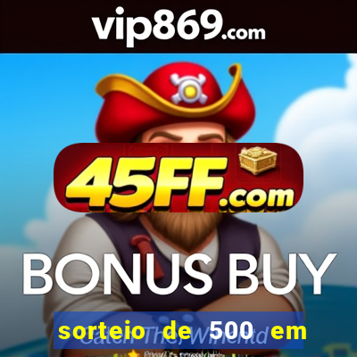 sorteio de 500 em cash toda segunda feira novibet